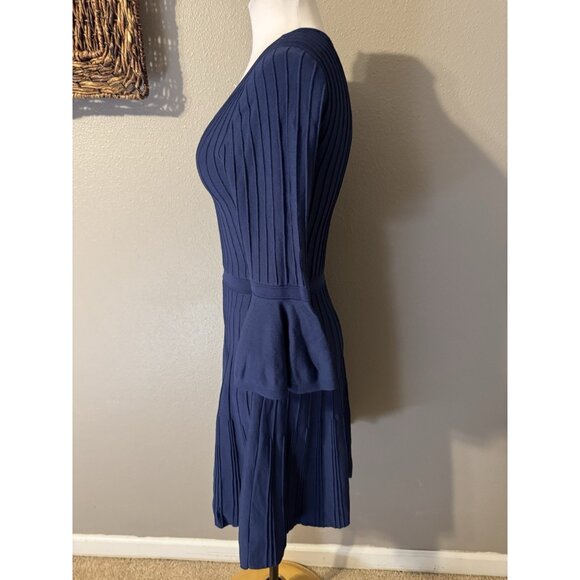 Lilly Pulitzer Brandi High Tide Dress S Small Blue Stretch 3/4 Sleeve $198 - Picture 10 of 16